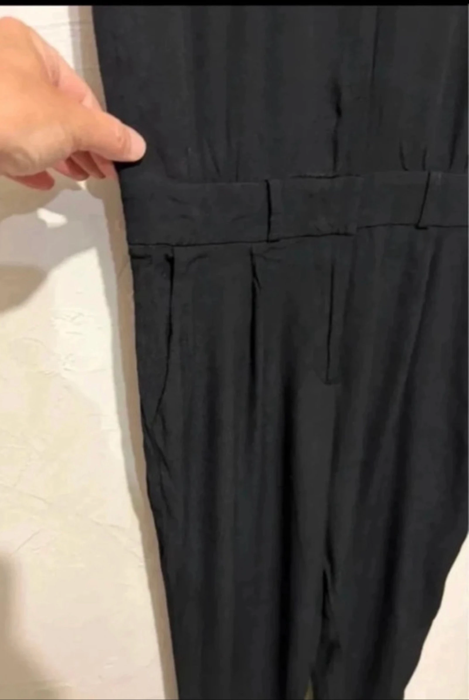 Zwarte viscose jumpsuit van IKKS maat 36 – photo 7